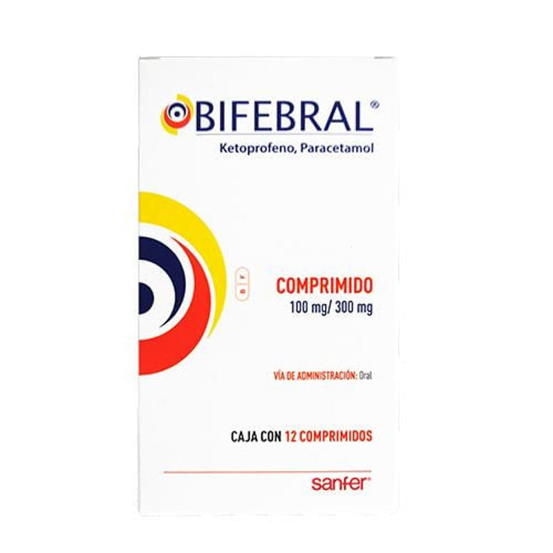 Bifebral 300 / 100 Mg Con 12 Comprimidos