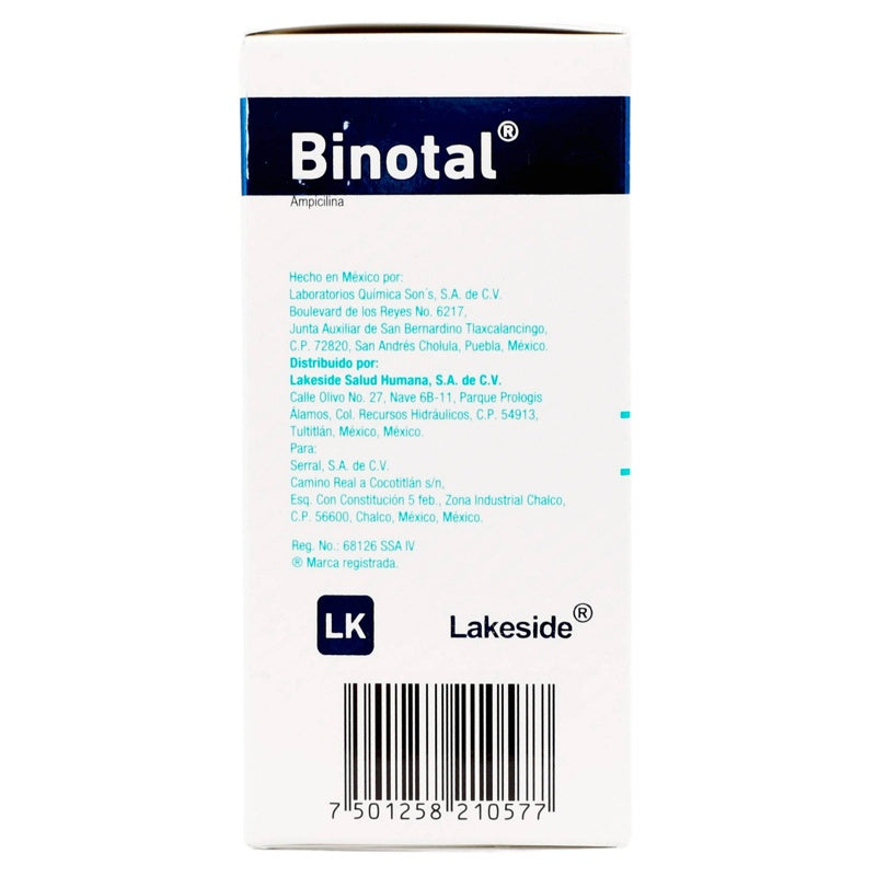 Binotal 500 Mg 90 Ml Suspensión 7501258210577 perfil 7