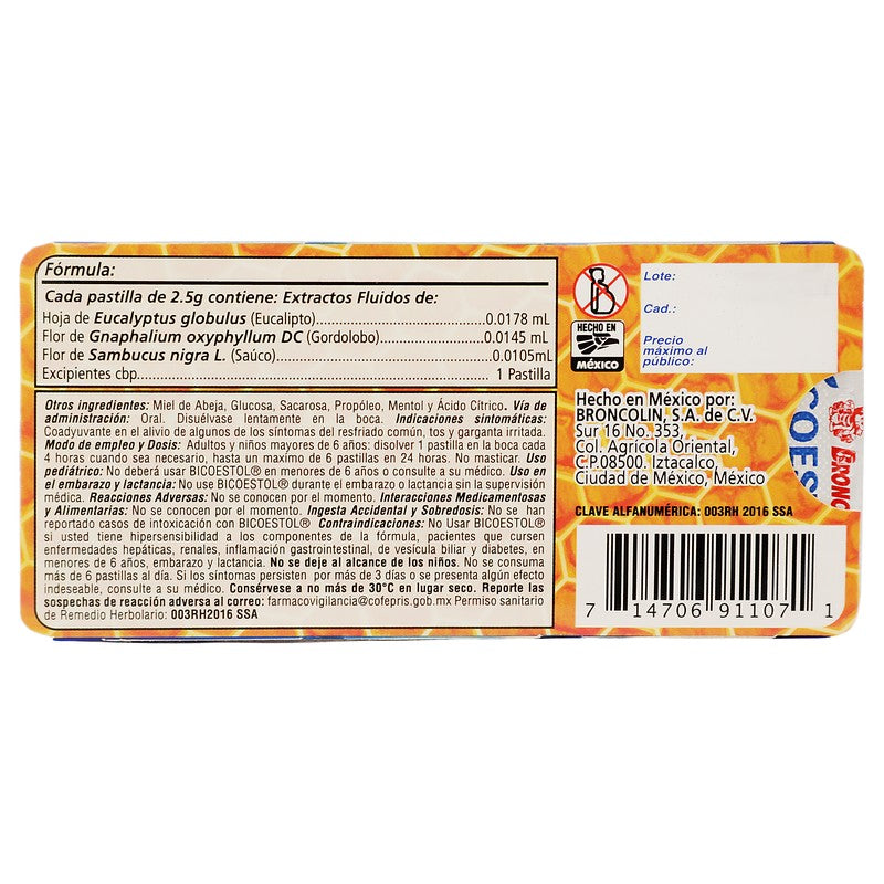 Biocoestol Miel Eucalipto 8 Past 714706911071 7