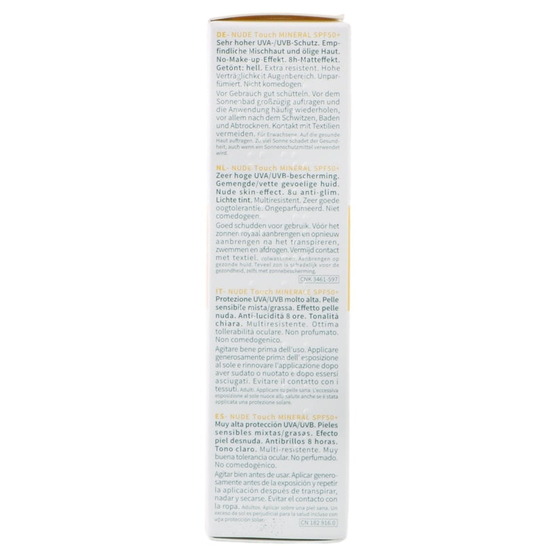 Bioderma Bloqueador Solar Photoderm Nude Clars Fps 50 40 Ml