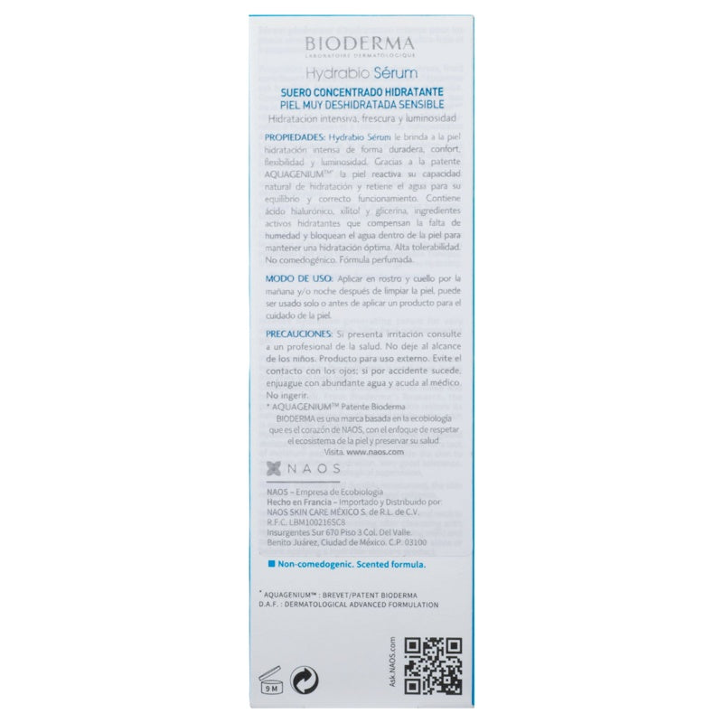 Bioderma Serum Hidrat Hydrobio Para Piel Sensible 40 Ml
