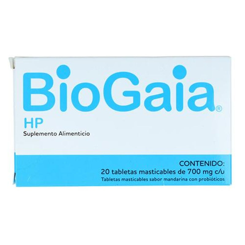Biogaia Hp Mandarina 20 Tabletas Suplemento Alimenticio
