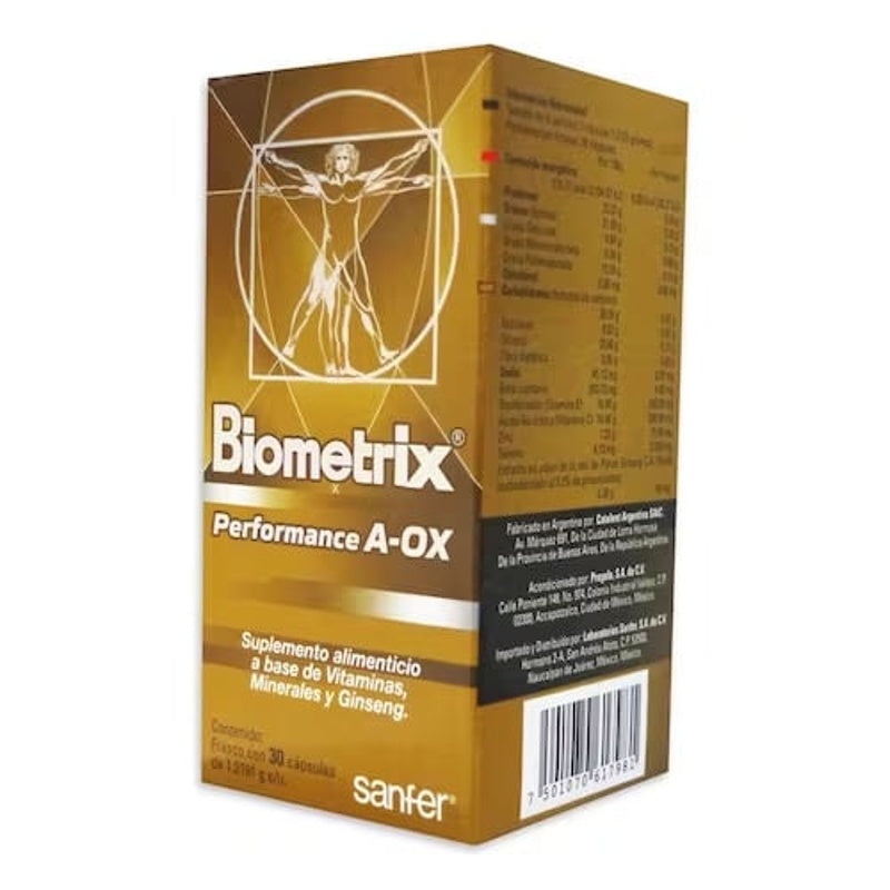 Biometrix Performance Aox 30 Capsulas Suplemento Alimenticio