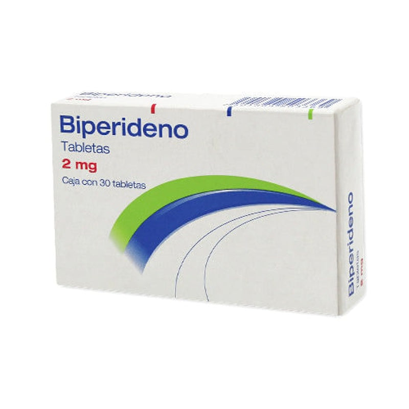 Biperideno 2 Mg Con 30 Tabletas Psicofarma