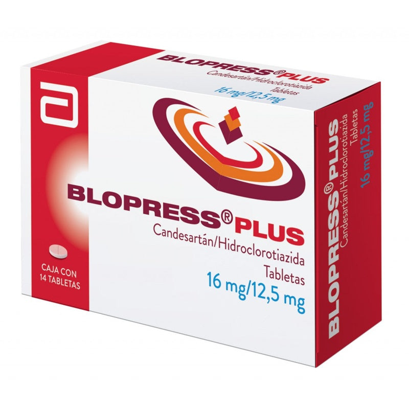 Blopress Plus 16 / 125 Mg Con 14 Tabletas