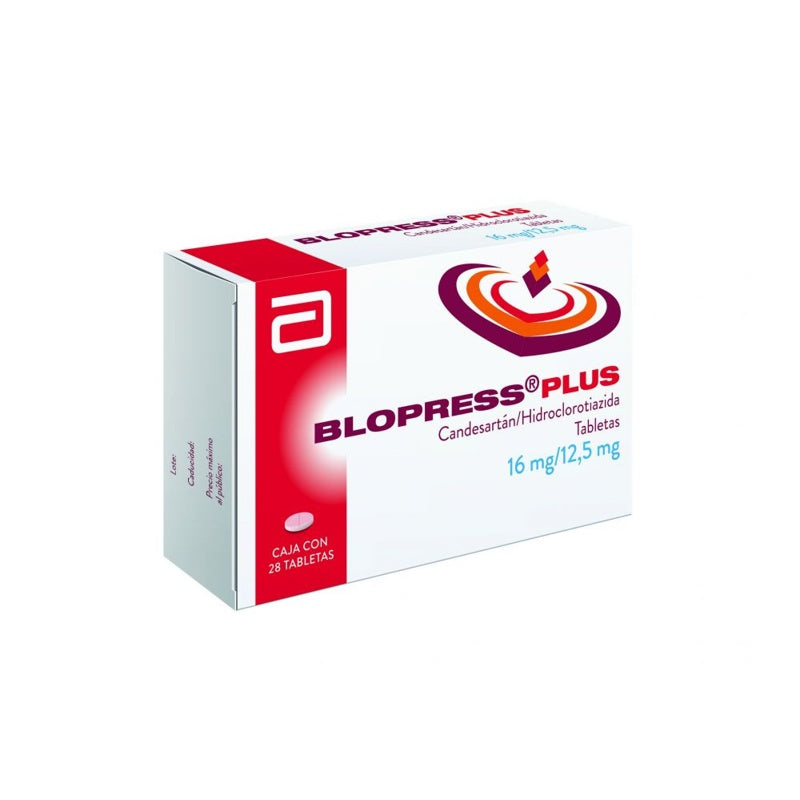 Blopress Plus 16 / 12.5 Mg Con 28 Tabletas
