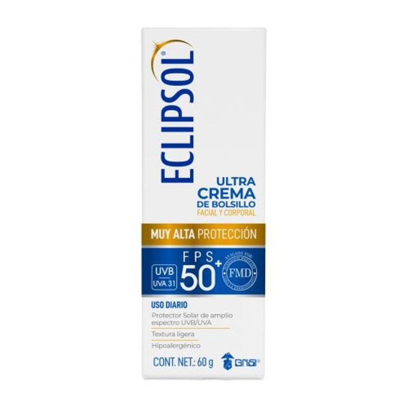 Bloqueador Solar Eclipsol Ultra + 50 Fps Crema 60 G