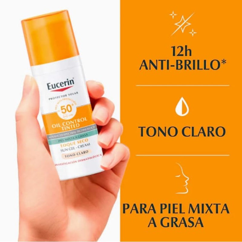 Bloqueador Solar Eucerin Oil Claro Fps 50 50 Ml