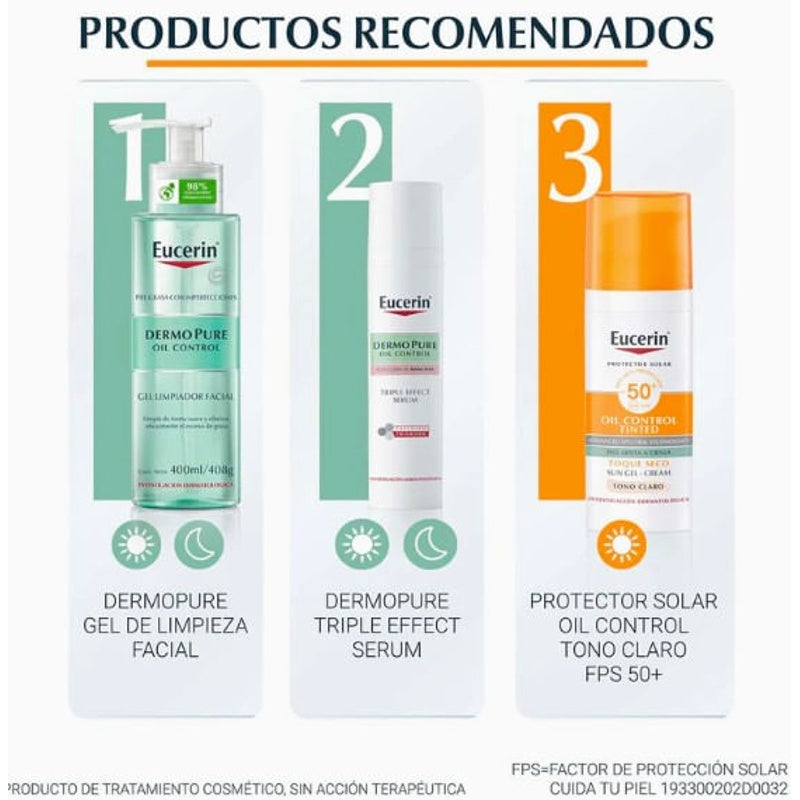 Bloqueador Solar Eucerin Oil Claro Fps 50 50 Ml