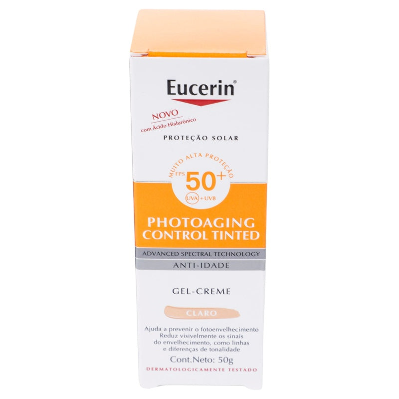 Bloqueador Solar Eucerin Sun Creme Claro 50 Ml