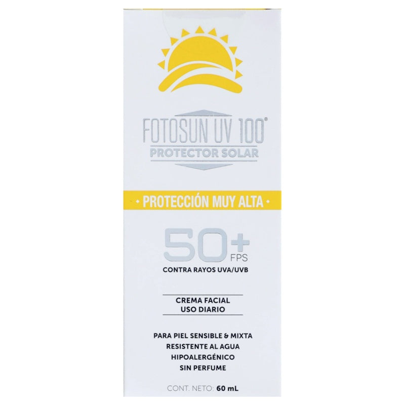 Bloqueador Solar Fotosun Uv 100 50+ Fps 60 Ml 7502253600516