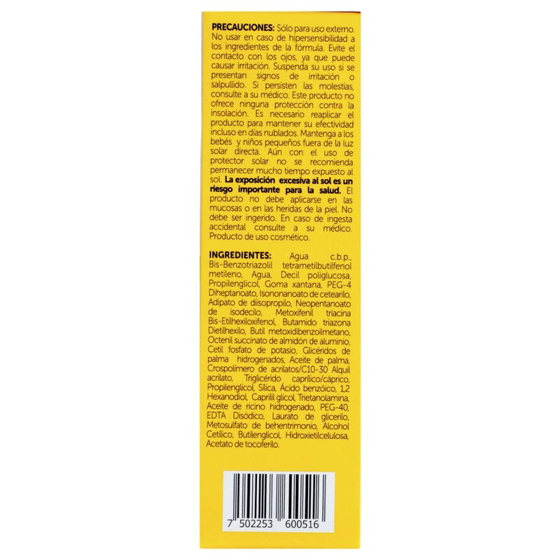 Bloqueador Solar Fotosun Uv 100 50+ Fps 60 Ml 7502253600516 perfil 3