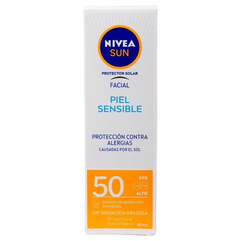 Bloqueador Solar Nivea S Facfps 50 Pielsen 50 Ml 7501054547815