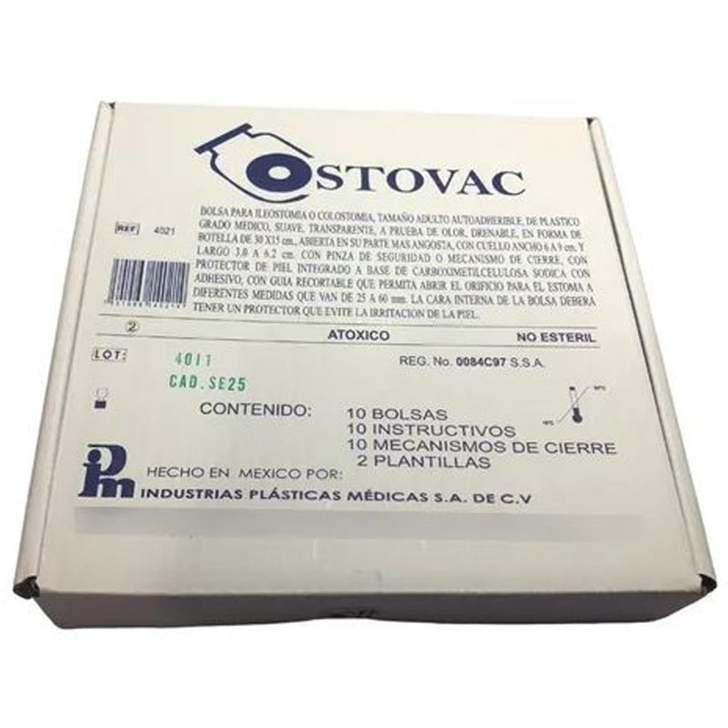 Bolsa Para Colostomia Ostovac Con 10Imp