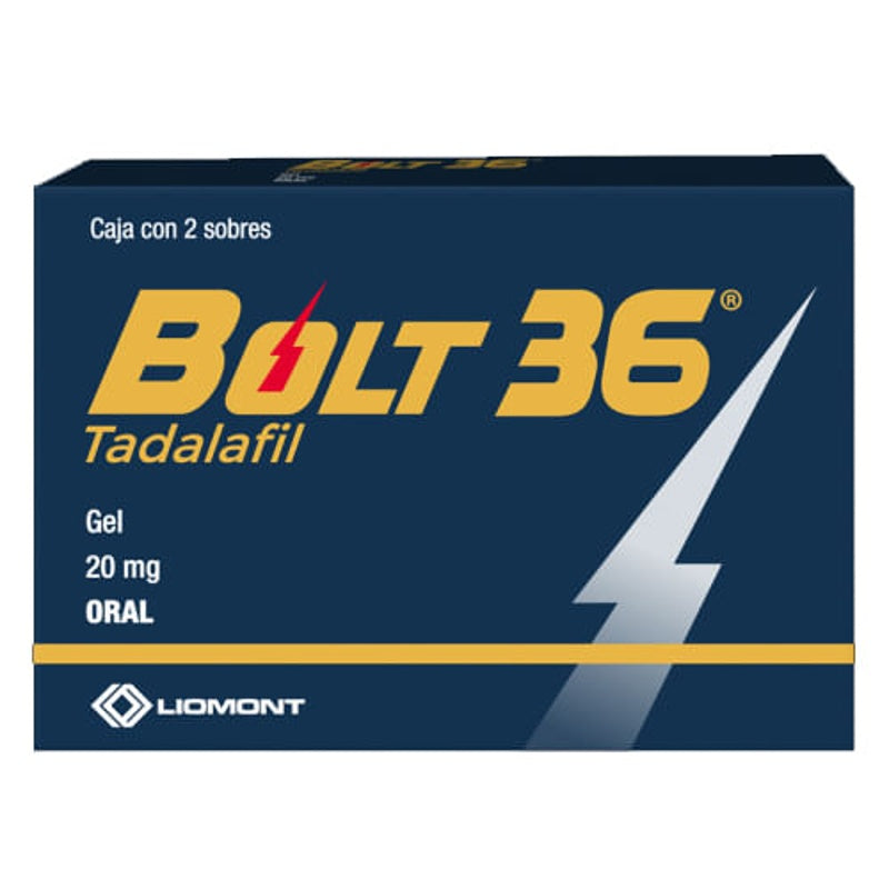 Bolt 36 20 Mg / 5.5 Gr 2 Sobres Gel