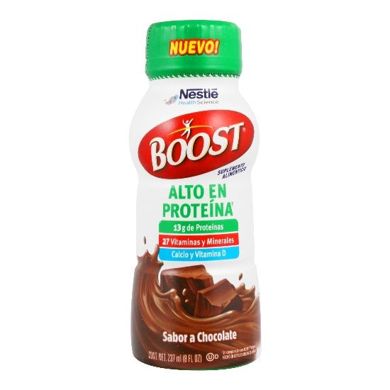 Boost Alto Proteina Chocolate 237 Ml Liquido Suplemento Alimenticio 7501058622907
