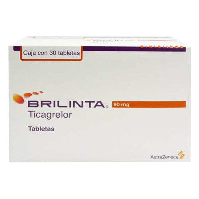 Brilinta 90 Mg Con 30 Tabletas