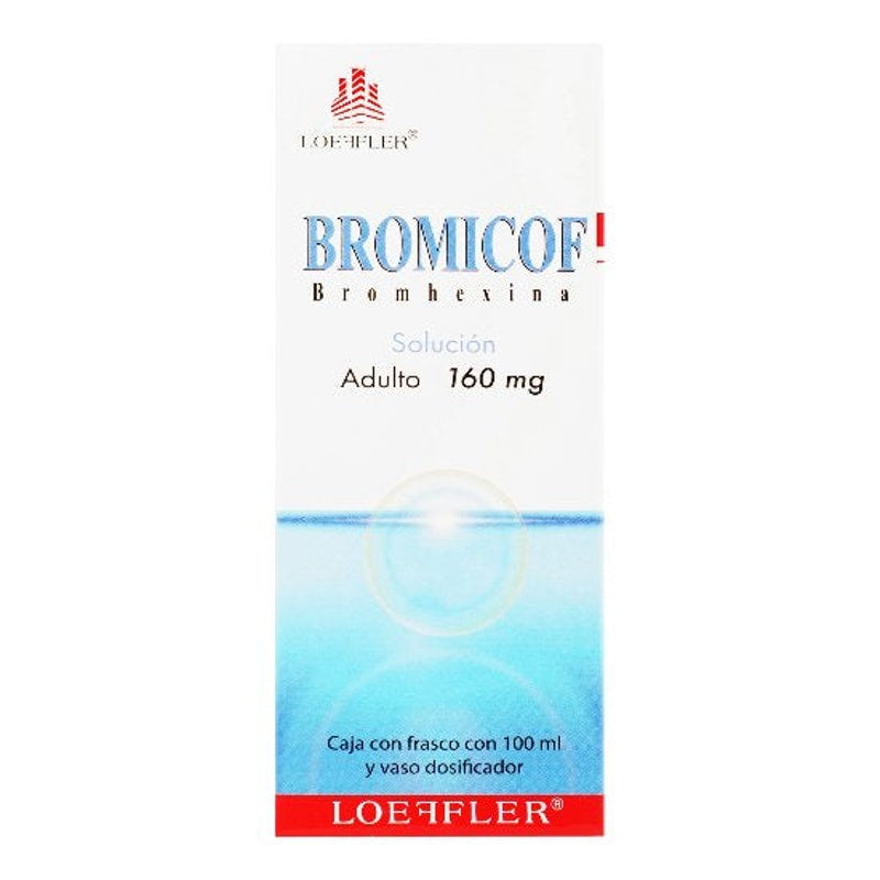 Bromhexina 160 Mg / 100 Ml 100 Ml Adulto Solución Bromicof