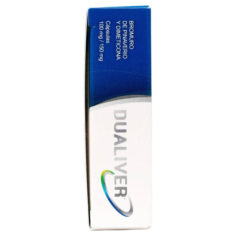 Bromuro De Pinaverio / Dimeticona 100 / 150 Mg Con 16 Capsulas Dualiver 7502274772568 perfil 7