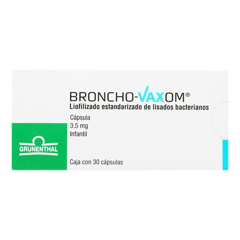 Broncho Vaxom 3.5 Mg Con Infantil 30 Capsulas