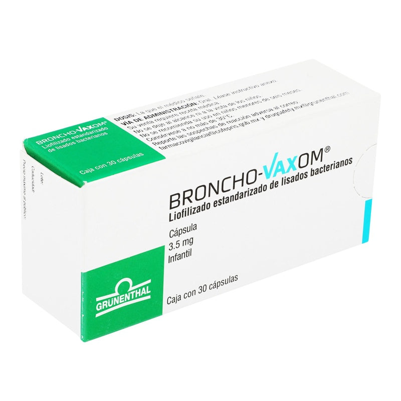 Broncho Vaxom 3.5 Mg Con Infantil 30 Capsulas
