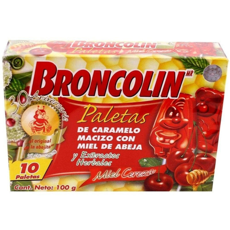 Broncolin Cereza 10 Gr Paleta