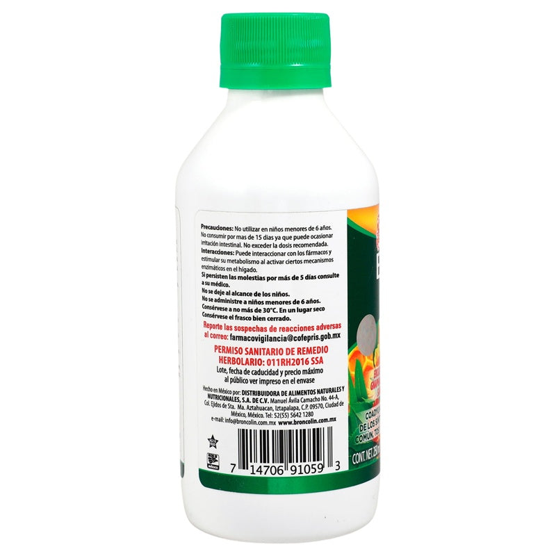 Broncolin Etiqueta Verde 250 Ml Jarabe