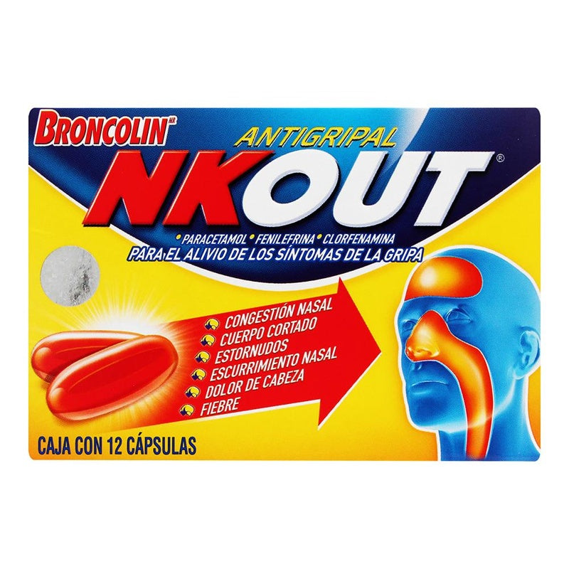 Broncolin Nkout 12 Capsulas