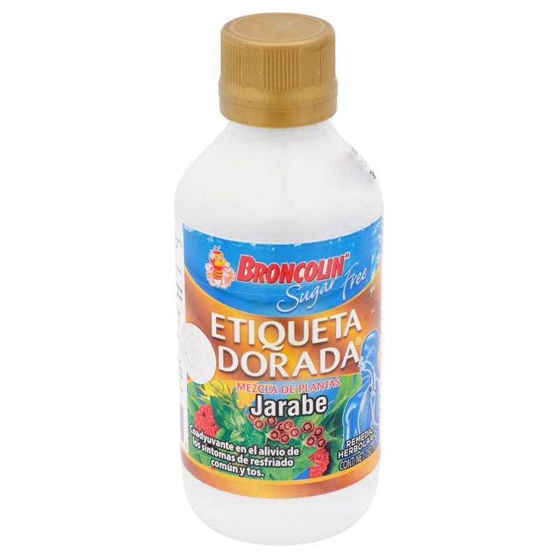 Broncolin Sugar Free Etiqueta Dorada 150 Ml Jarabe 714706911170 perfil 5