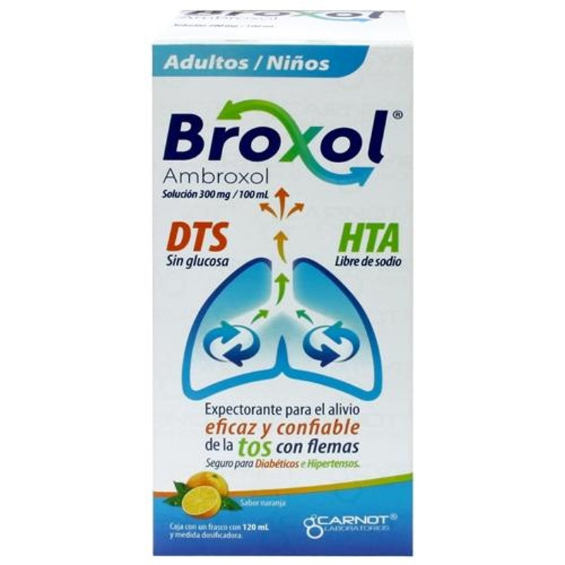 Broxol 300 Mg / 100 Ml 120 Ml Solución
