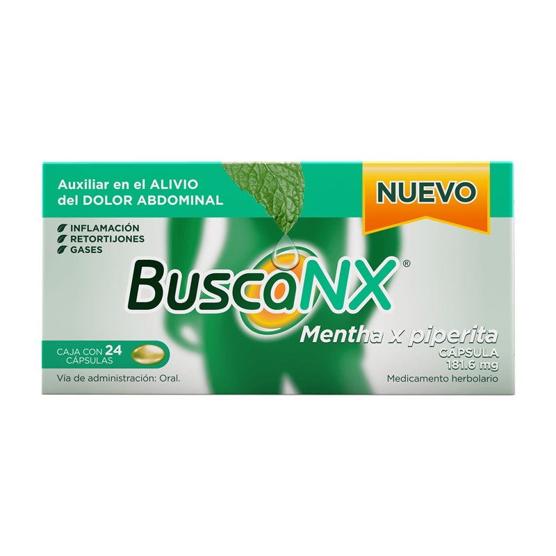Buscanax 181.6 Mg Con Mta-Pipe 24 Capsulas S