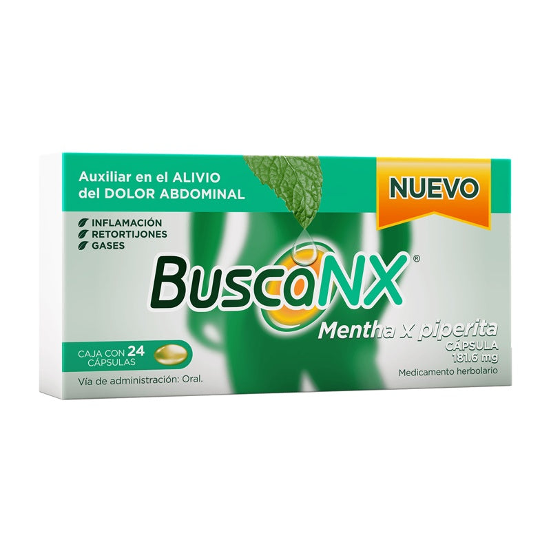 Buscanax 181.6 Mg Con Mta-Pipe 24 Capsulas S