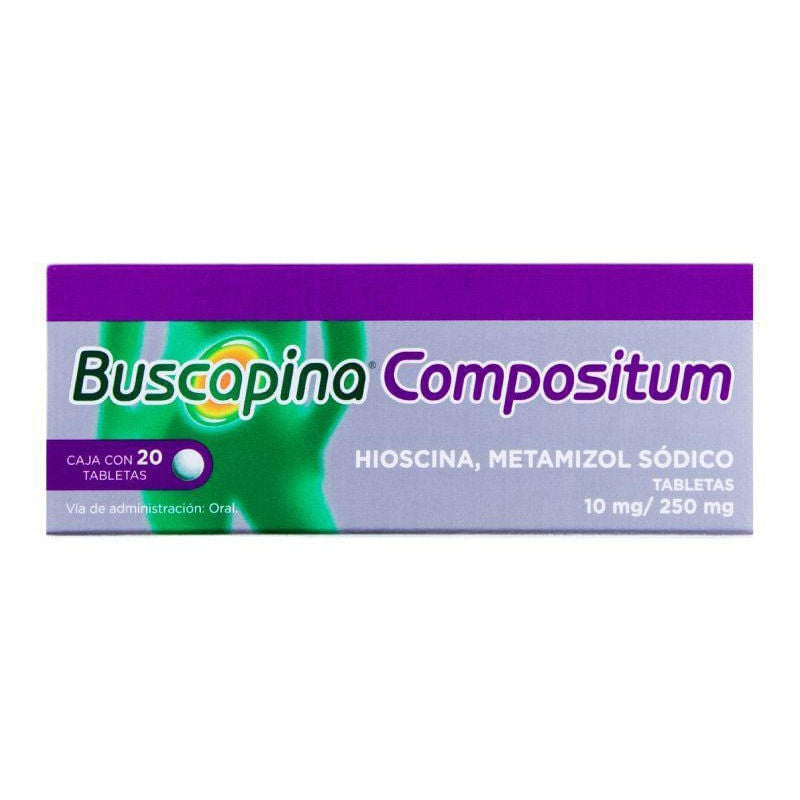 Buscapina Comprimidos 10 / 250 Mg Con 20 Grageas 1632