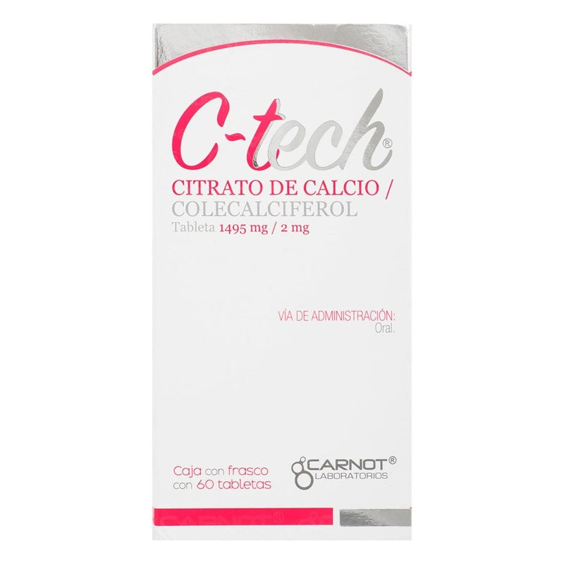 C Tech 1495 / 2 Mg Con 60 Tabletas