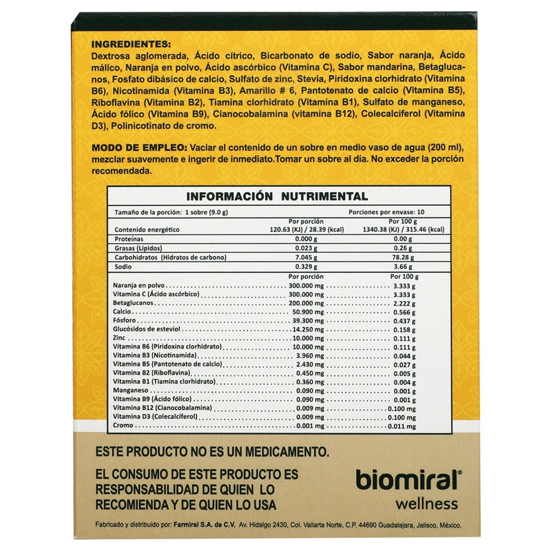 C-Vym 300 / 199,8 / 10 / 3,96 / 9 10 Sobres Polvo perfil 6