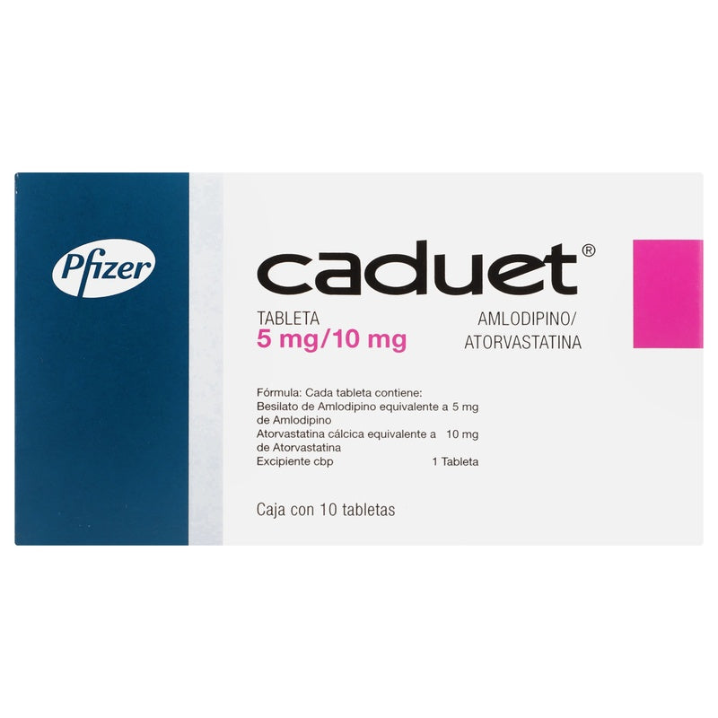 Caduet 5 / 10 Mg Con 10 Tabletas 7501287670205 perfil 7
