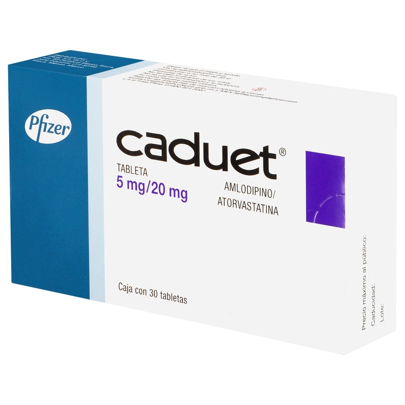 Caduet 5 / 20 Mg Con 30 Tabletas 7501287670236 perfil 4