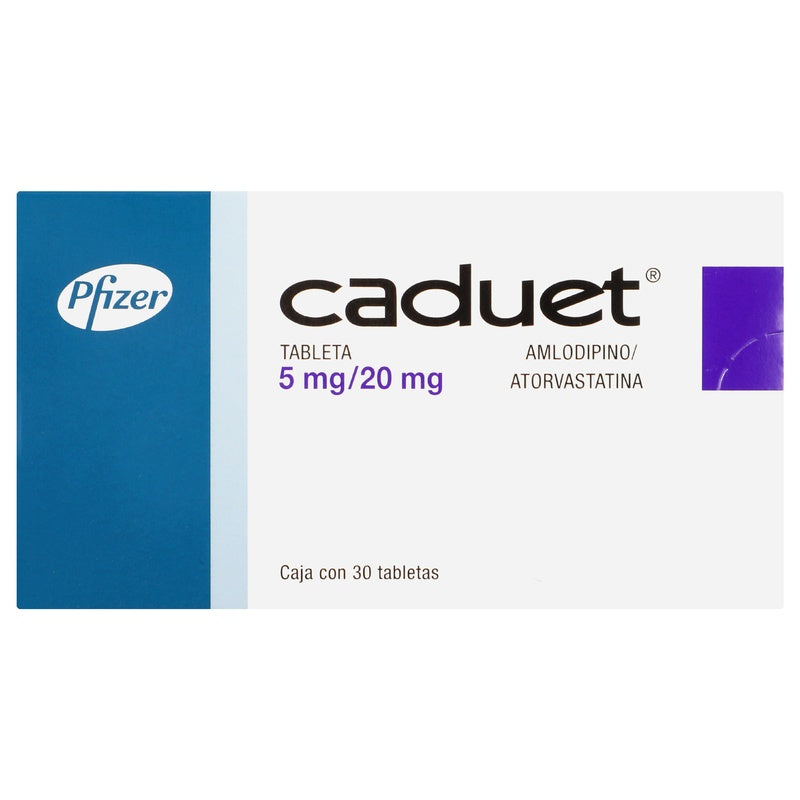 Caduet 5 / 20 Mg Con 30 Tabletas 7501287670236 perfil 7