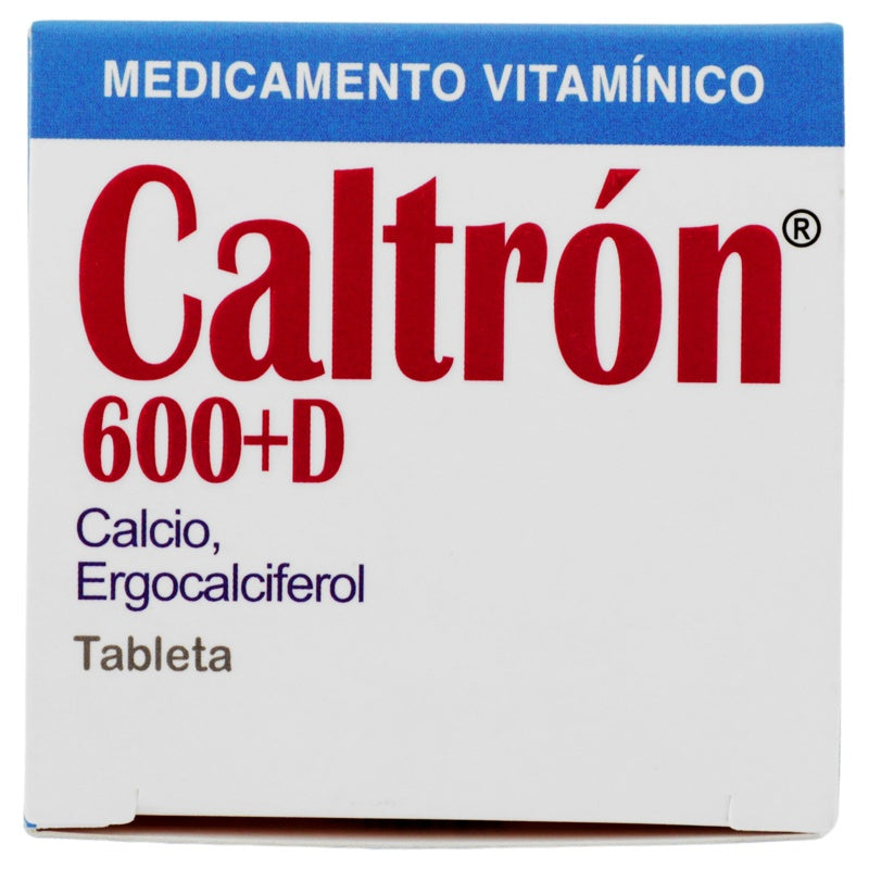 Calcio / Vitamina D 600 Mg Con / 125Ui 60 Tabletas Caltron D