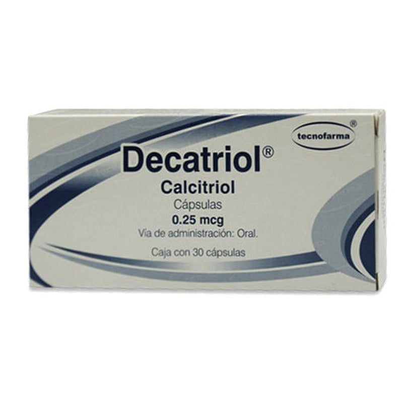 Calcitriol 0.25Mcg 30 Capsulas Decatriol