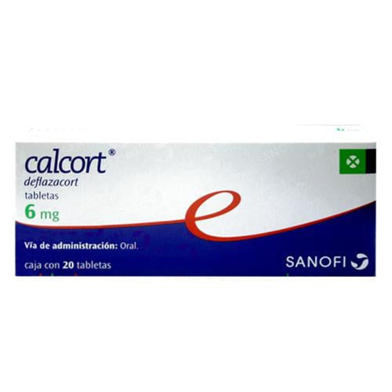 Calcort 6 Mg Con 20 Tabletas