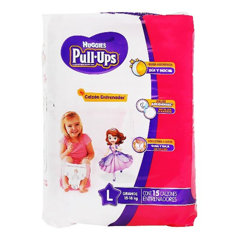 Calzones Huggies Pull-Ups Nina L Con 15