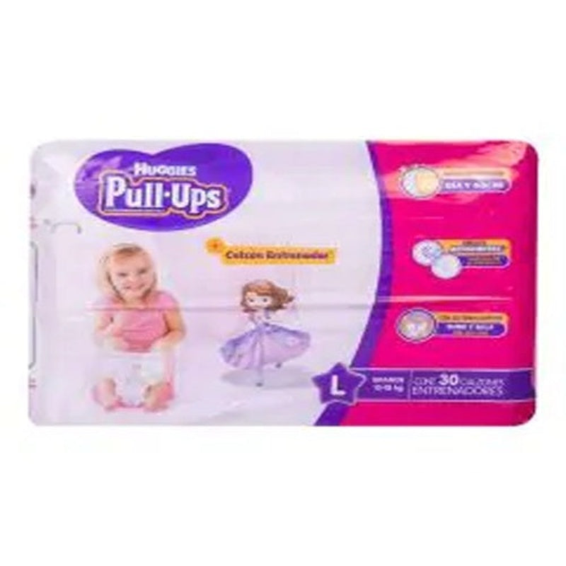 Calzones Huggies Pull-Ups Nina L Con 30 7506425605866