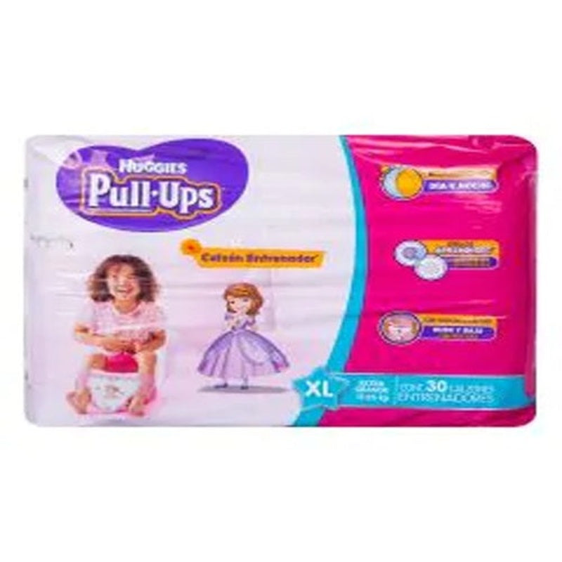 Calzones Huggies Pull-Ups Nina Xl Con 30