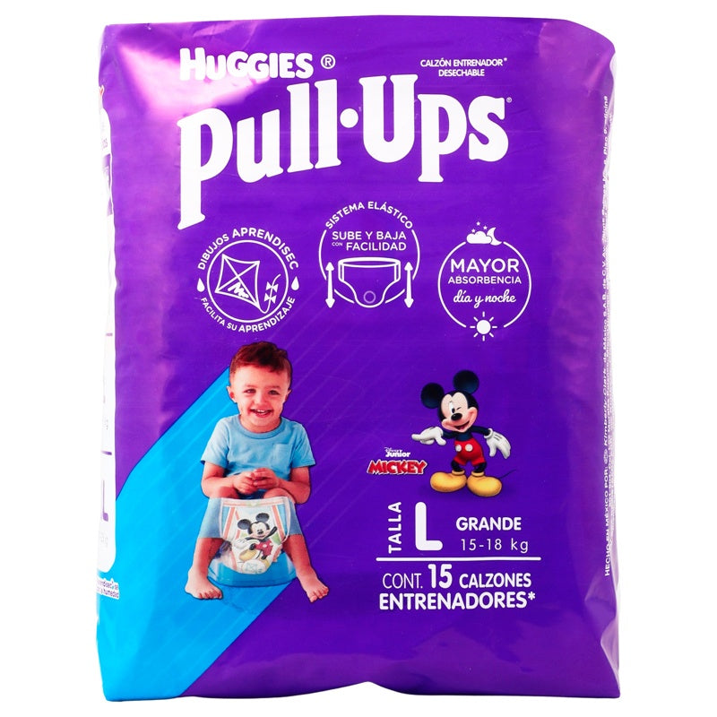 Calzones Huggies Pull-Ups Nino L Con 15