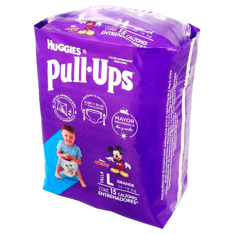 Calzones Huggies Pull-Ups Nino L Con 15 perfil 3