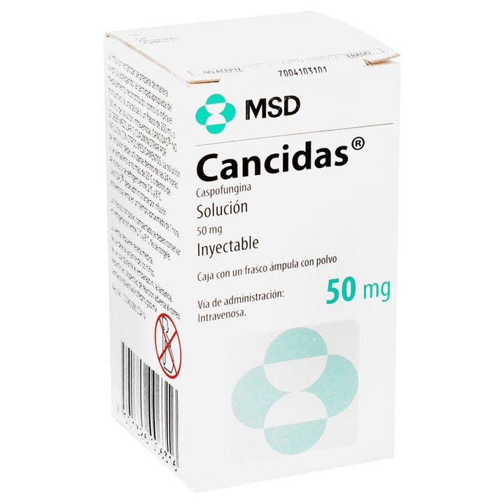 Cancidas 50 Mg Solución Inyectable Iv