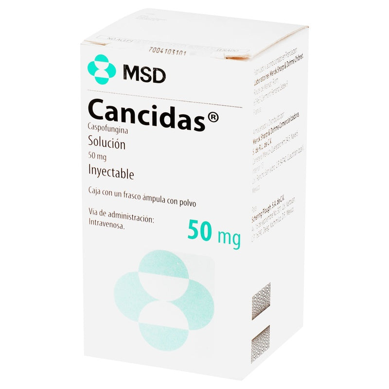 Cancidas 50 Mg Solución Inyectable Iv 7501326006316 perfil 3