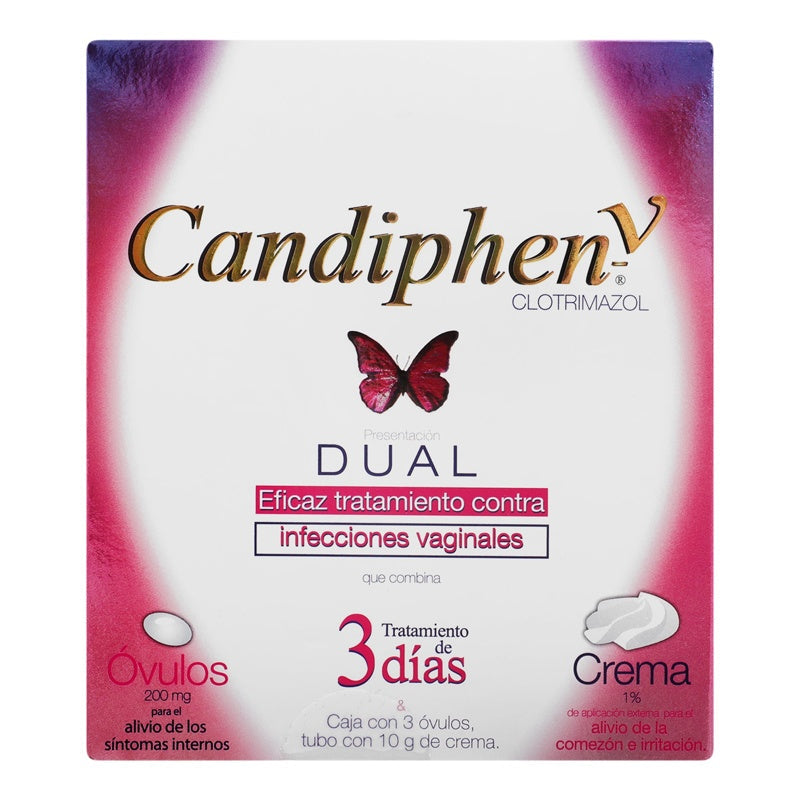 Candiphen V 2% 200 Mg 10 Gr 3 Dias Crema Ov Vag