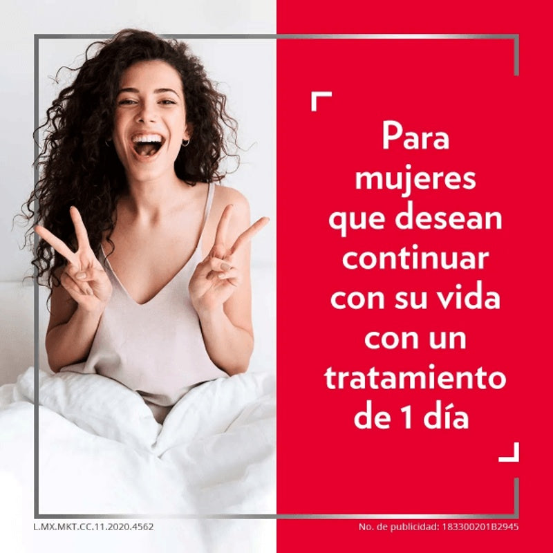 Canesten V 1 Dia Dual Con 1 Óvulo 1 Crema 10 Gr